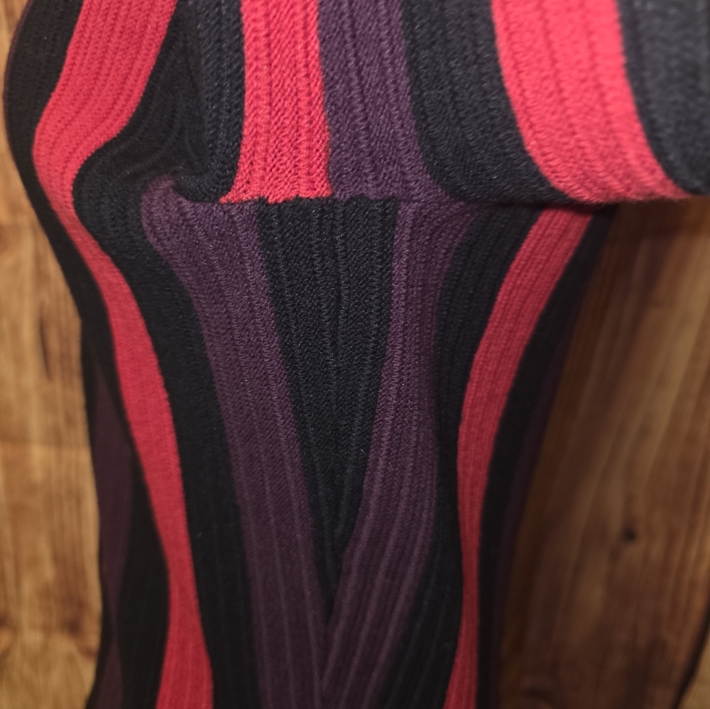 CAbi Royal Pullover Size M Multi Stripe - Picture 8 of 9